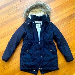 Girls Abercrombie Parka Size 13/14